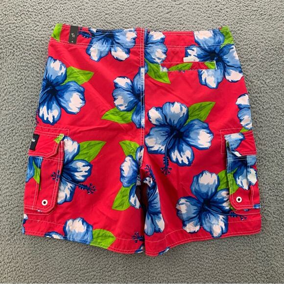 Abercrombie & Fitch Men's Swim Boardshorts Hibiscus Tropical  NWT  -  Size: XL - Picture 3 of 16